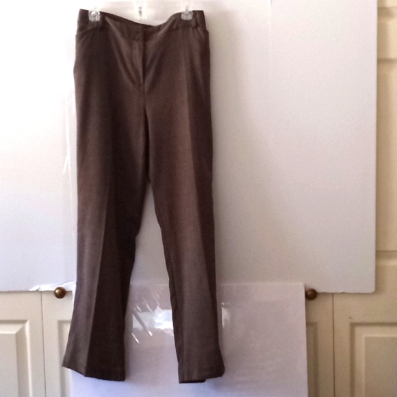 Worthington | Pants u0026 Jumpsuits | Worthington Womens Dress Pants Size 8w  Brown Tweed | Poshmark